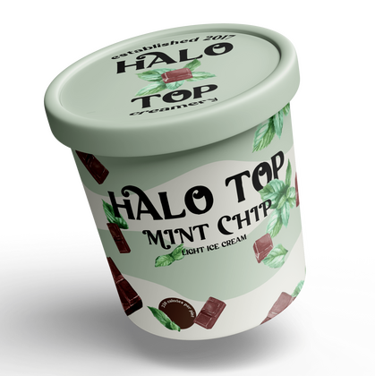 Halo Top Redesign (Illustrator)