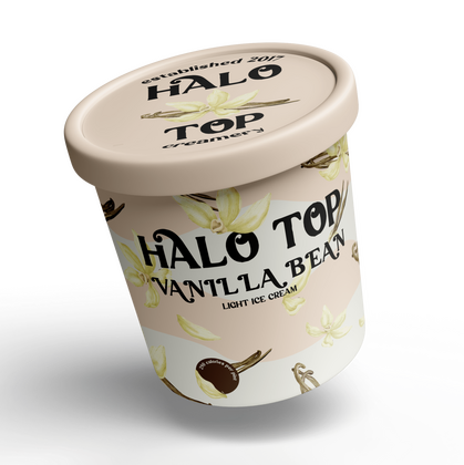 Halo Top Redesign (Illustrator)