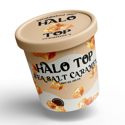Halo Top Redesign (Illustrator)